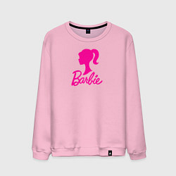 Мужской свитшот Розовый логотип Барби