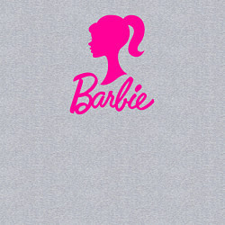 Свитшот хлопковый мужской Розовый логотип Барби, цвет: меланж — фото 2