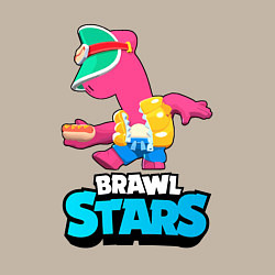 Свитшот хлопковый мужской Doug brawl stars, цвет: миндальный — фото 2