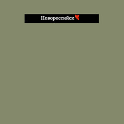 Свитшот хлопковый мужской Новороссийск города России, цвет: авокадо — фото 2