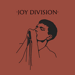 Свитшот хлопковый мужской Йен Кёртис Joy Division, цвет: кирпичный — фото 2