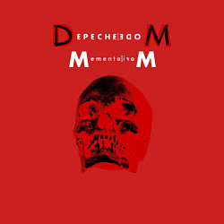 Свитшот хлопковый мужской Depeche Mode 2023 Memento Mori - Red Skull 01, цвет: красный — фото 2