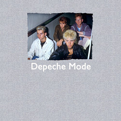 Свитшот хлопковый мужской Depeche Mode - Retro Band, цвет: меланж — фото 2