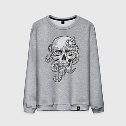 Мужской свитшот Skull octopus