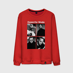 Свитшот хлопковый мужской Depeche Mode Violator 2, цвет: красный