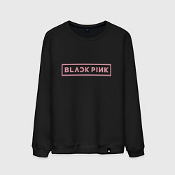 Мужской свитшот Black pink - logotype - South Korea