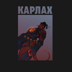 Свитшот хлопковый мужской Карлах, цвет: черный — фото 2