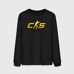 Мужской свитшот CS2 yellow logo