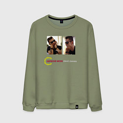 Мужской свитшот Depeche Mode - Dave Gahan Faces