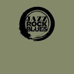 Свитшот хлопковый мужской Jazz rock blues 1, цвет: авокадо — фото 2