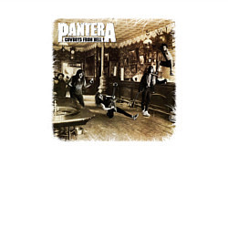 Свитшот хлопковый мужской Pantera cowboys from hell, цвет: белый — фото 2