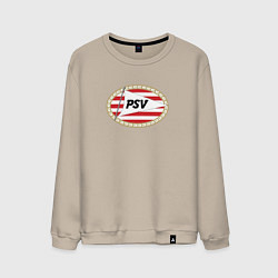 Свитшот хлопковый мужской Psv sport fc, цвет: миндальный