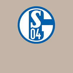 Свитшот хлопковый мужской Schalke 04 fc club, цвет: миндальный — фото 2