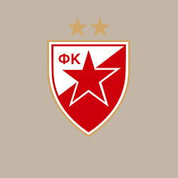 Свитшот хлопковый мужской Црвена звезда сербия, цвет: миндальный — фото 2