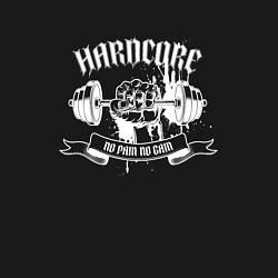 Свитшот хлопковый мужской Hardcore gym, цвет: черный — фото 2