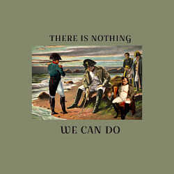 Свитшот хлопковый мужской There is nothing we can do, цвет: авокадо — фото 2