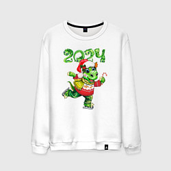 Мужской свитшот Новогодний дракон 2024
