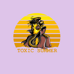 Свитшот хлопковый мужской Toxic summer sun, цвет: лаванда — фото 2