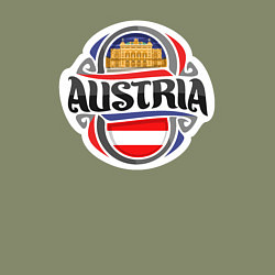 Свитшот хлопковый мужской В Австрии, цвет: авокадо — фото 2