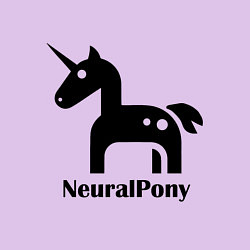 Свитшот хлопковый мужской Neural Pony, цвет: лаванда — фото 2