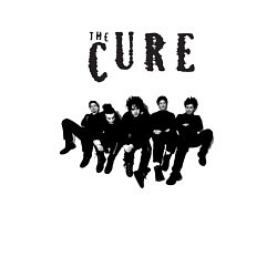 Свитшот хлопковый мужской The Cure - A Band, цвет: белый — фото 2