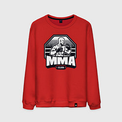 Свитшот хлопковый мужской MMA club, цвет: красный