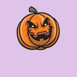 Свитшот хлопковый мужской Pumpkin Halloween, цвет: лаванда — фото 2