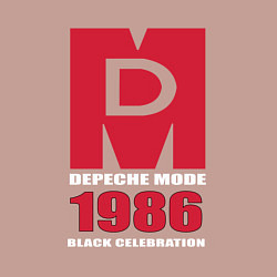 Свитшот хлопковый мужской Depeche Mode - Black Celebration album merch, цвет: пыльно-розовый — фото 2