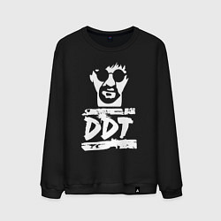 Свитшот хлопковый мужской DDT - Юрий Шевчук, цвет: черный