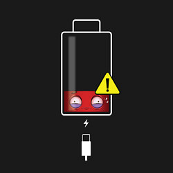 Свитшот хлопковый мужской Почти разряжен, цвет: черный — фото 2