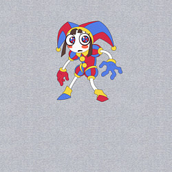 Свитшот хлопковый мужской XDDCC The Amazing Digital Circus, цвет: меланж — фото 2