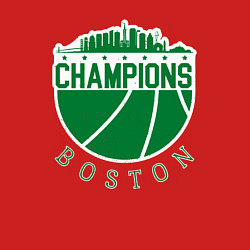 Свитшот хлопковый мужской Boston champions, цвет: красный — фото 2
