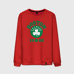 Свитшот хлопковый мужской Boston Celtics 1986, цвет: красный