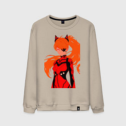 Мужской свитшот Asuka Langley is Dead Serious