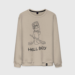 Мужской свитшот Bart hellboy Lill Peep