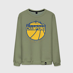 Свитшот хлопковый мужской Champions Golden State, цвет: авокадо