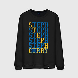 Свитшот хлопковый мужской Steph Curry, цвет: черный