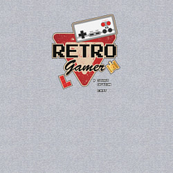 Свитшот хлопковый мужской Ретро геймер, цвет: меланж — фото 2