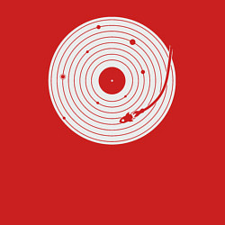 Свитшот хлопковый мужской Vinyl world, цвет: красный — фото 2