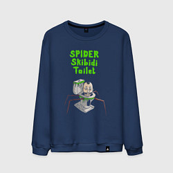 Мужской свитшот Spider skibidi tualet