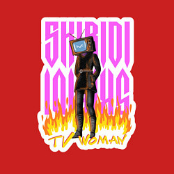 Свитшот хлопковый мужской Милый титан ТВ Мен, цвет: красный — фото 2