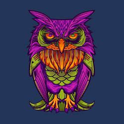 Свитшот хлопковый мужской Purple owl, цвет: тёмно-синий — фото 2