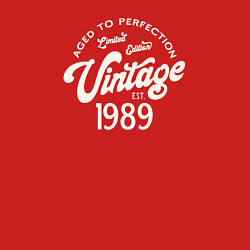 Свитшот хлопковый мужской 1989 год - выдержанный до совершенства, цвет: красный — фото 2