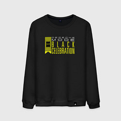 Свитшот хлопковый мужской Depeche Mode - Black Celebration tour logo, цвет: черный