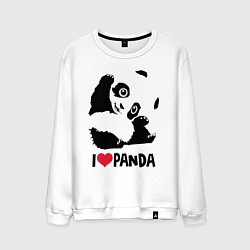 Мужской свитшот I love panda