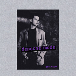 Свитшот хлопковый мужской Depeche Mode Dave Gahan noir, цвет: меланж — фото 2