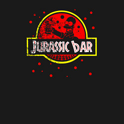 Свитшот хлопковый мужской Jurassic bar, цвет: черный — фото 2