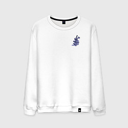 Свитшот хлопковый мужской Оружие Нанами - Магическая битва, цвет: белый