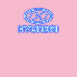 Свитшот хлопковый мужской Hyundai neon, цвет: светло-розовый — фото 2