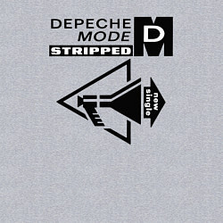 Свитшот хлопковый мужской Depeche Mode stripped, цвет: меланж — фото 2